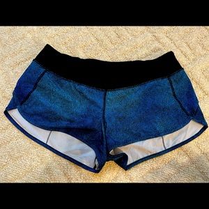 Lululemon speed shorts